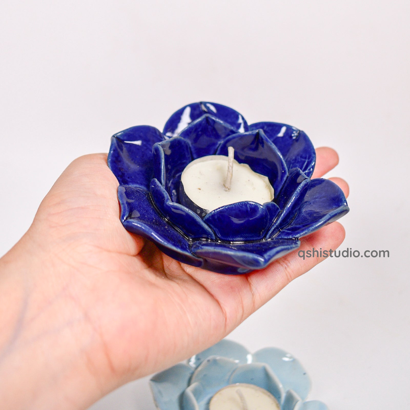Diya Holder - Lotus Set of 4