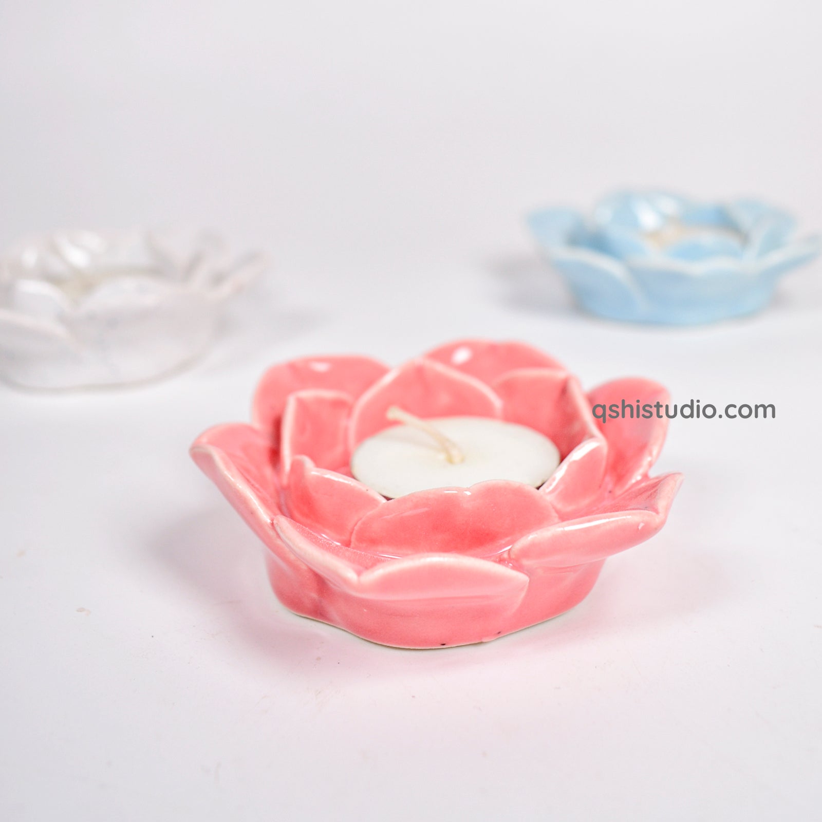 Diya Holder - Lotus Set of 4