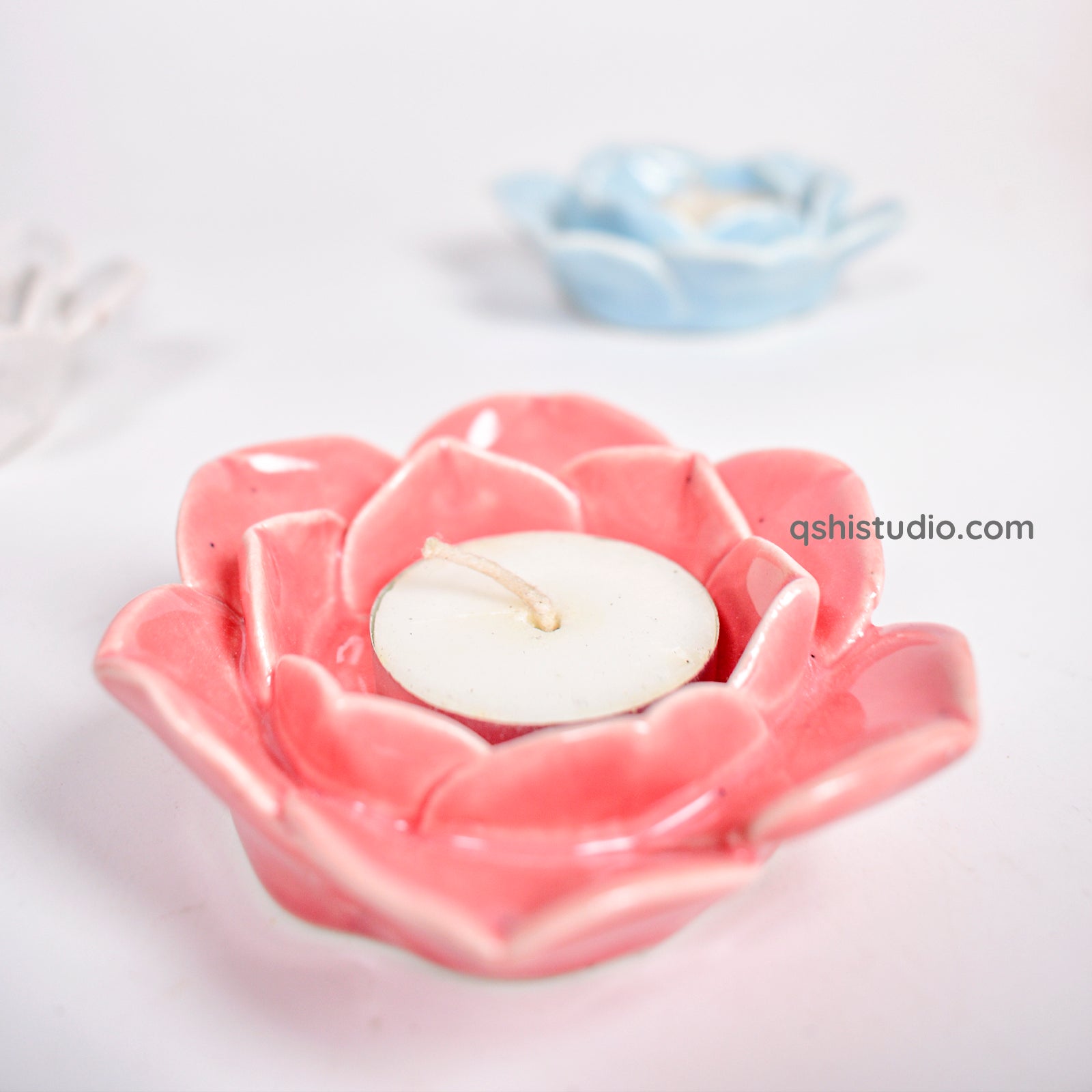 Diya Holder - Lotus Set of 4