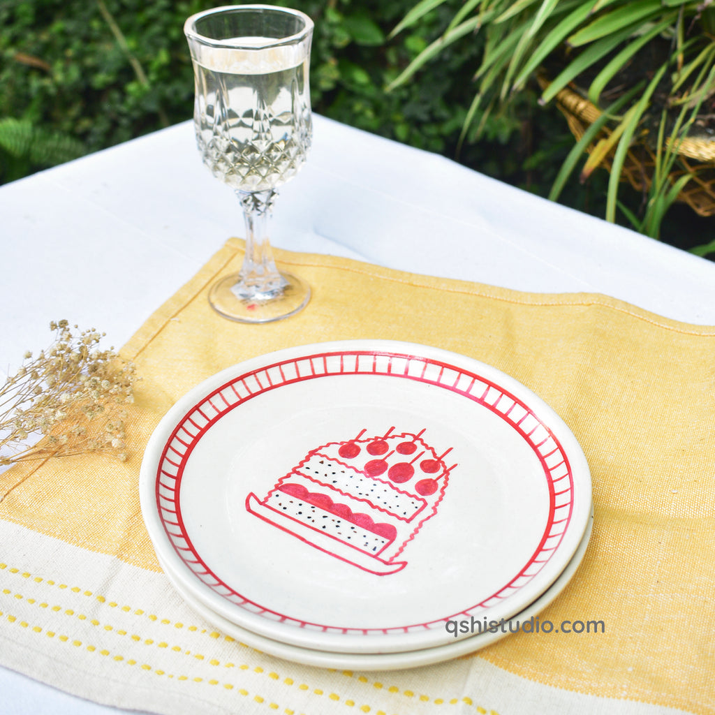 Cute Dessert Plate - Celebration