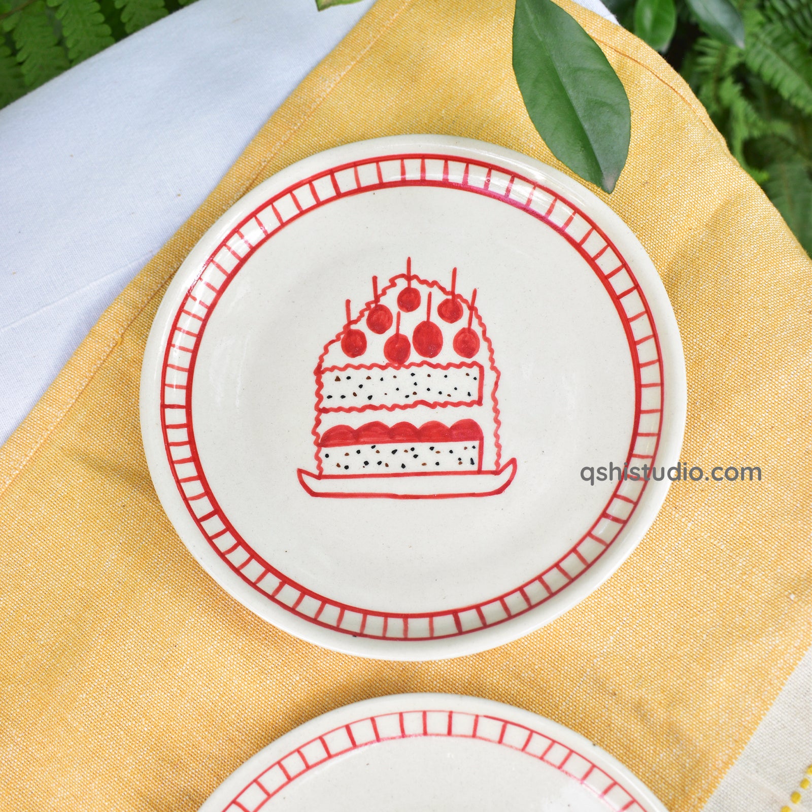 Cute Dessert Plate - Celebration (7 inches)
