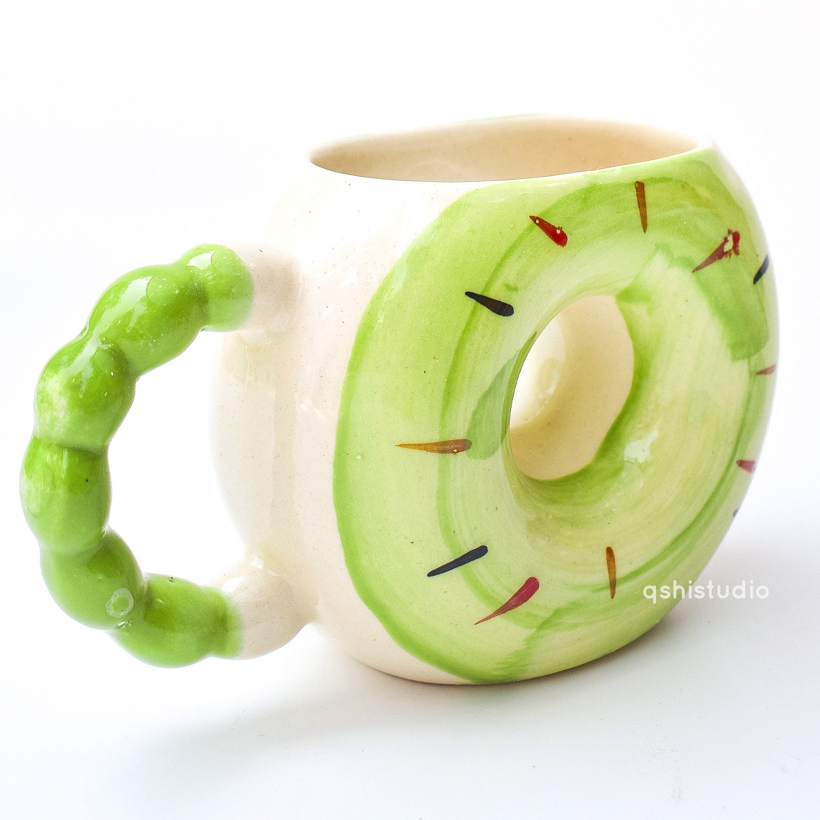 Pinterest Mug - Donut Green