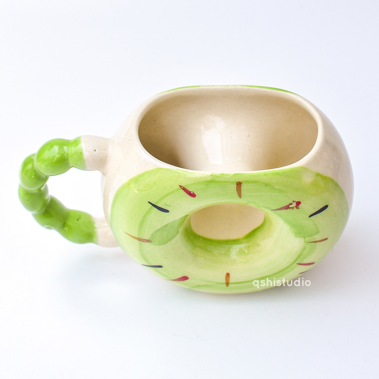 Pinterest Mug - Donut Green