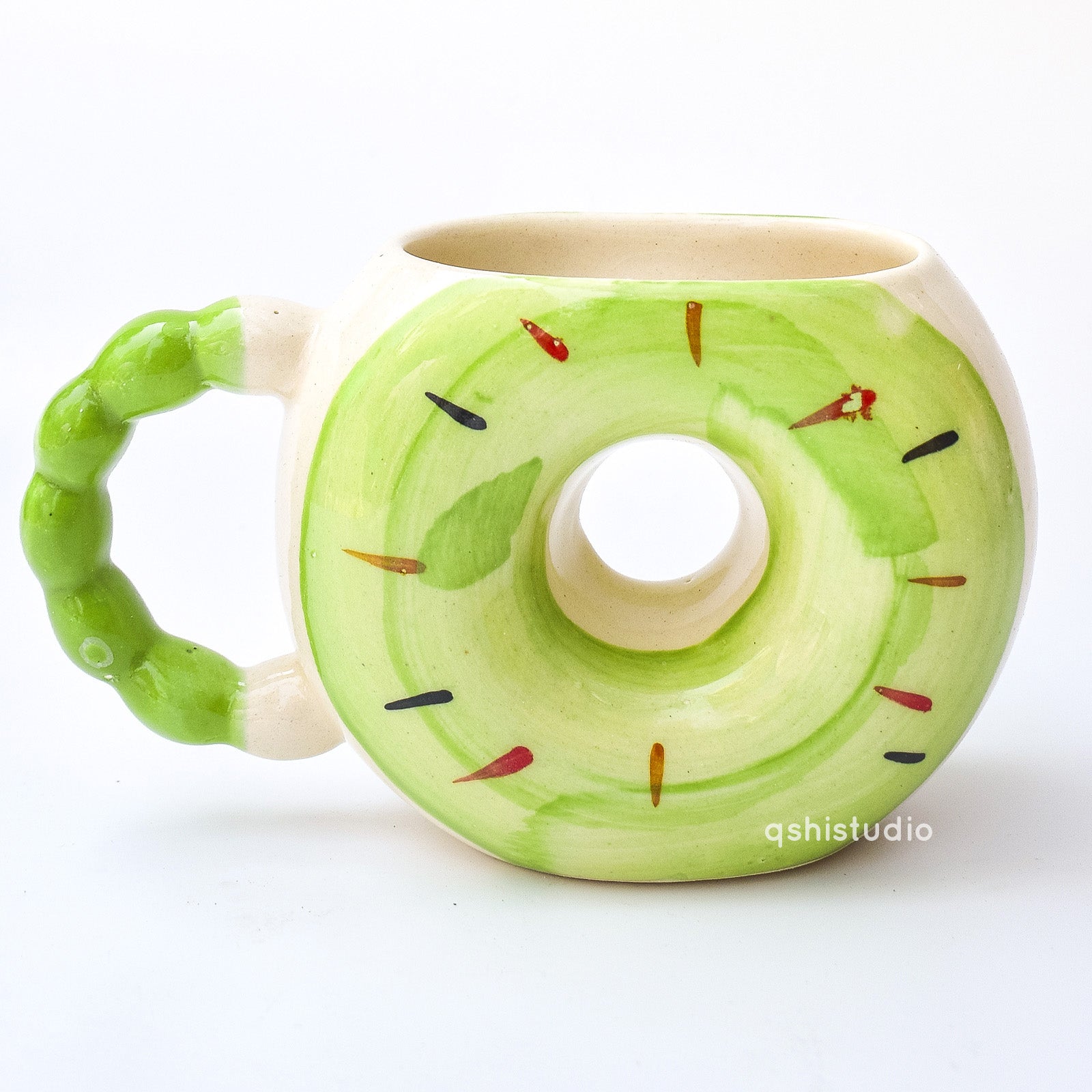 Pinterest Mug - Donut Green