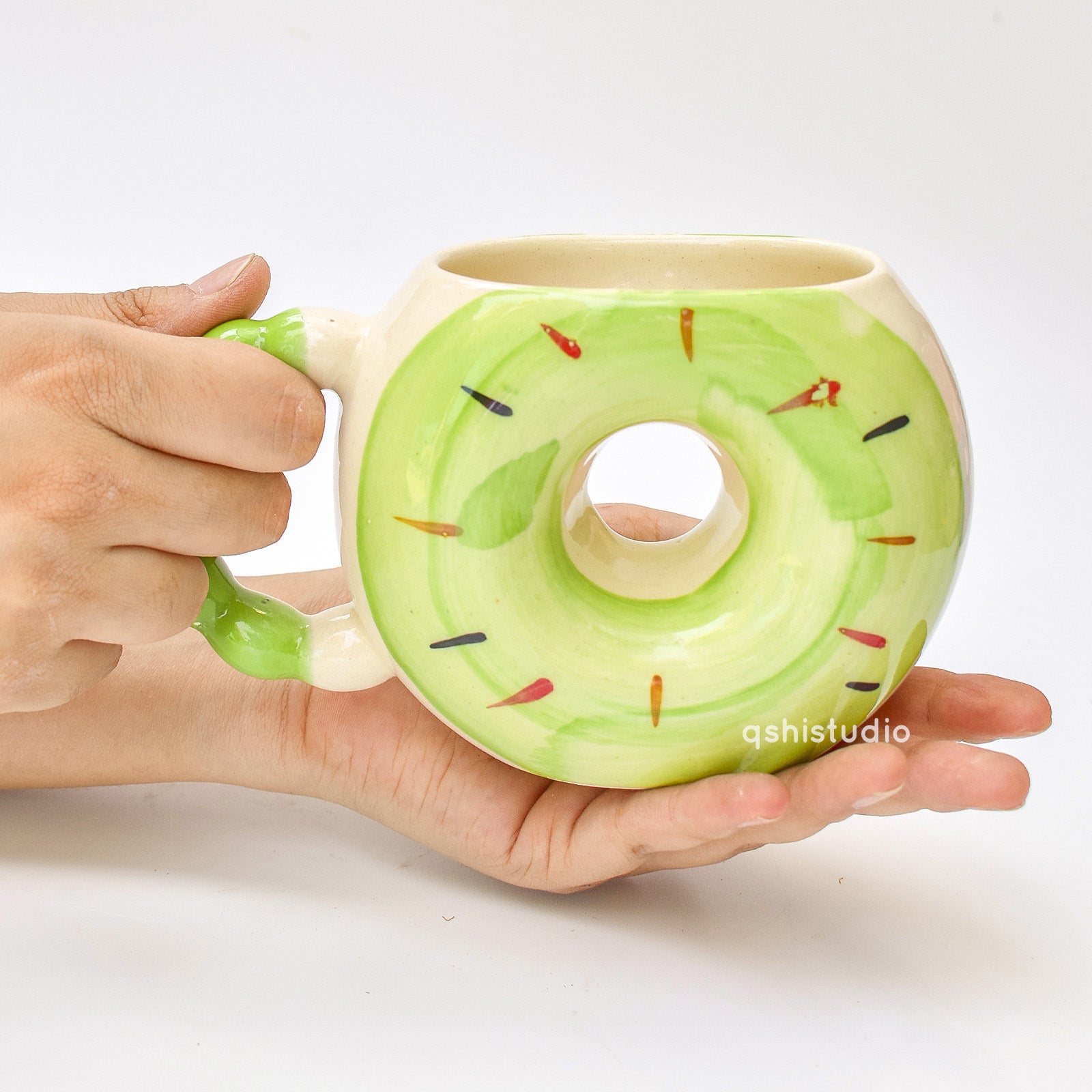 Pinterest Mug - Donut Green