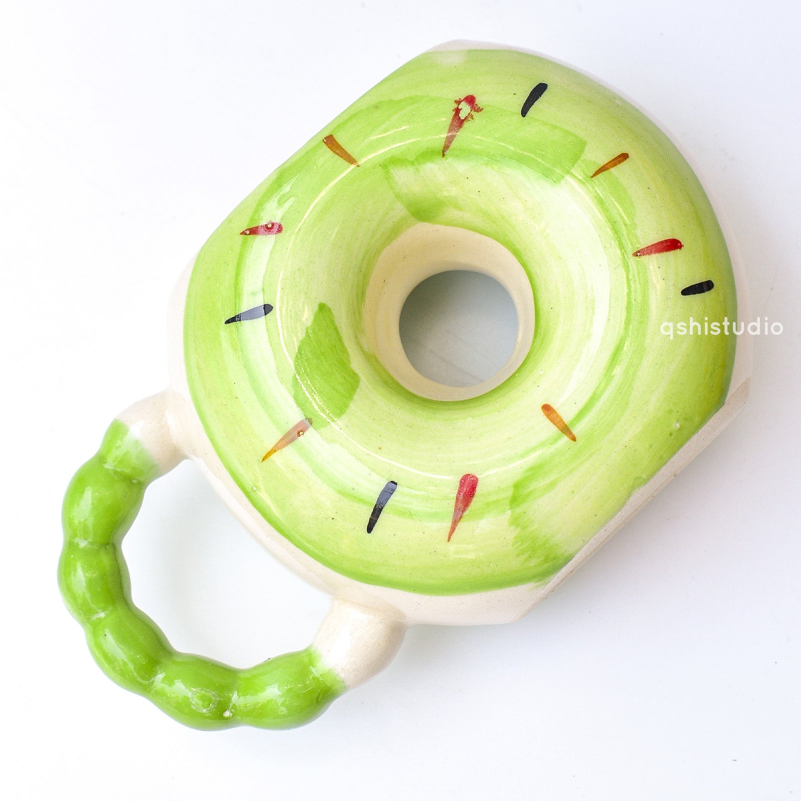 Pinterest Mug - Donut Green