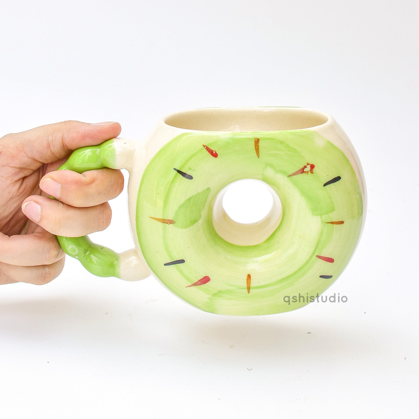 Pinterest Mug - Donut Green