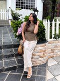 Sage Green Drawstring Top