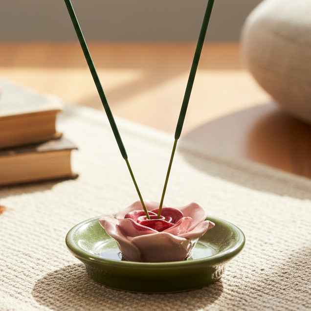 Agarbatti stand - Rosy Bloom