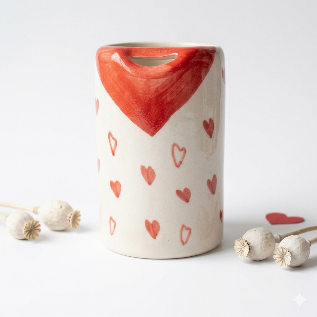 Ceramic Sip Tumbler - Sweetheart