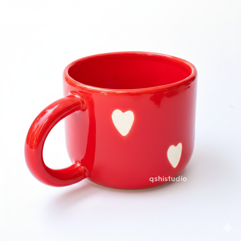 Romantic Coffee Cup - Love You (Red)