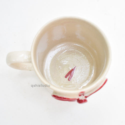 Aesthetic Ceramic Mug - Gift Bow