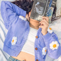 Womens Knit Sweater - Lavender