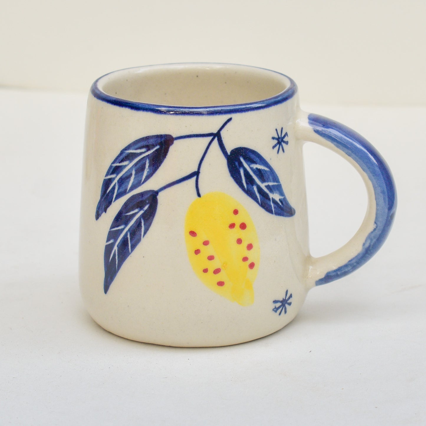 Colorful Ceramic Mug - Lemon