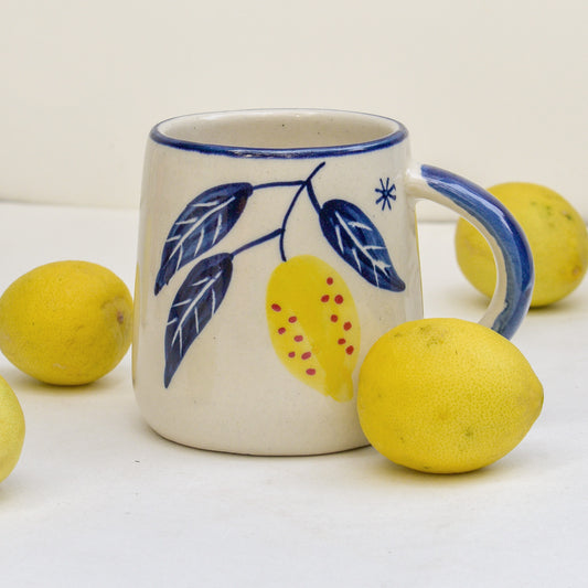 Colorful Ceramic Mug - Lemon