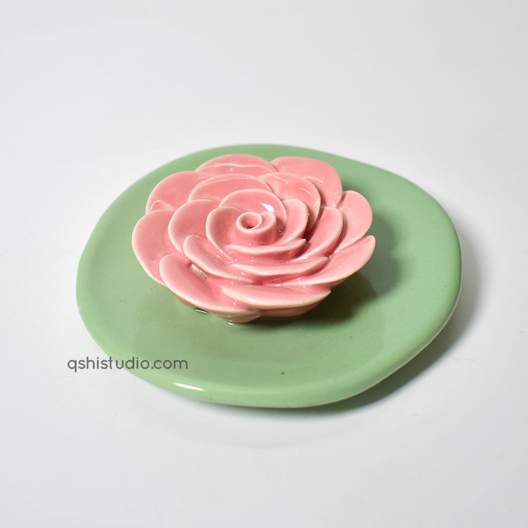 Agarbatti stand - Pink Rose