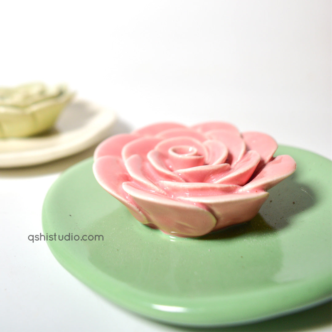 Agarbatti stand - Pink Rose