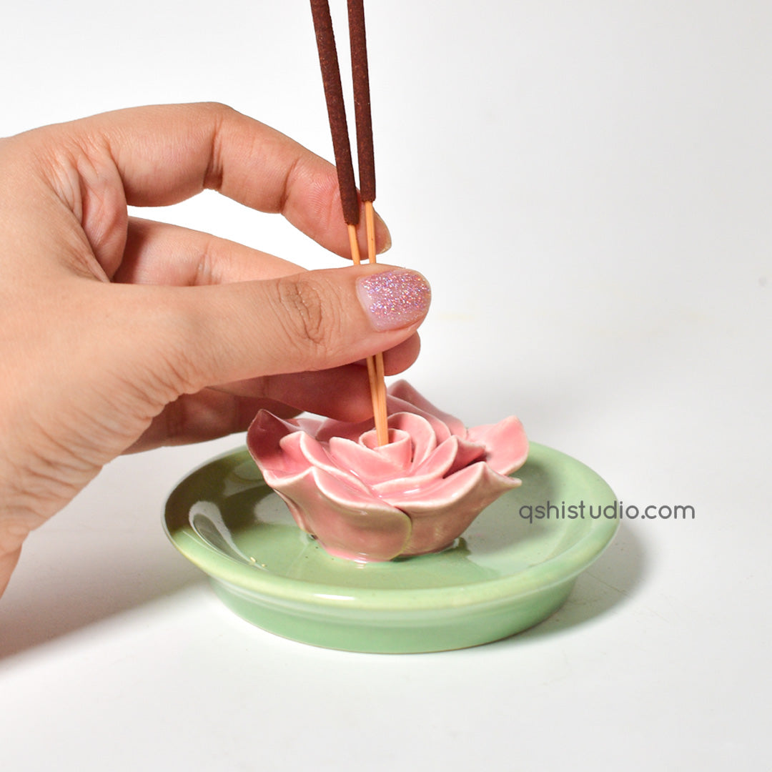 Agarbatti stand - Pink Lotus