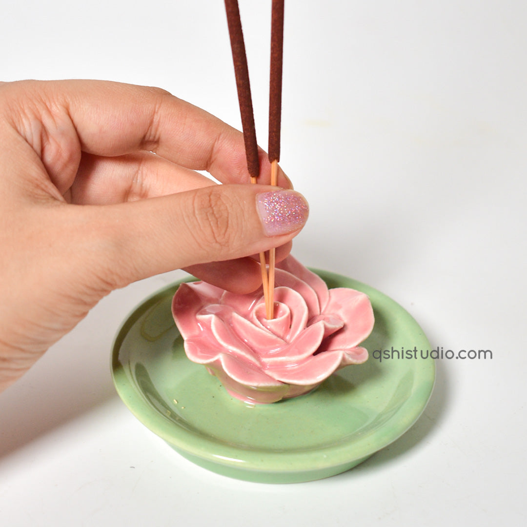 Agarbatti stand - Pink Lotus