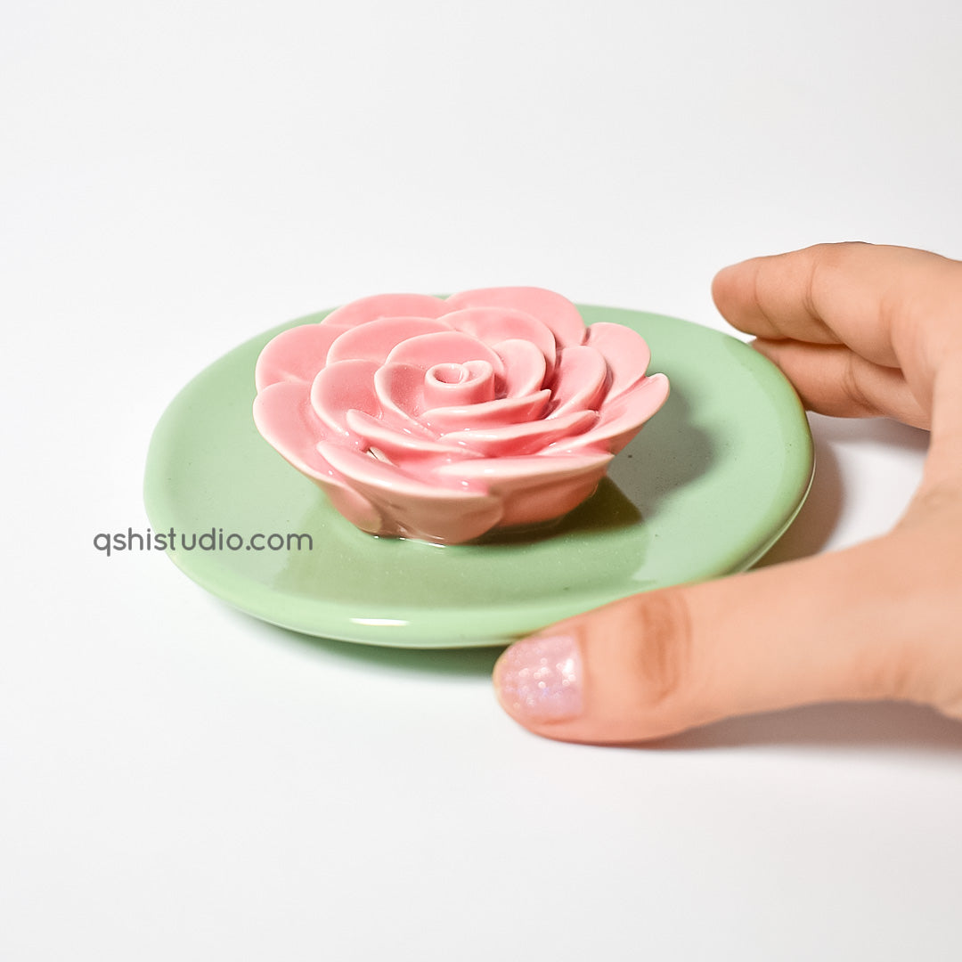 Agarbatti stand - Pink Rose