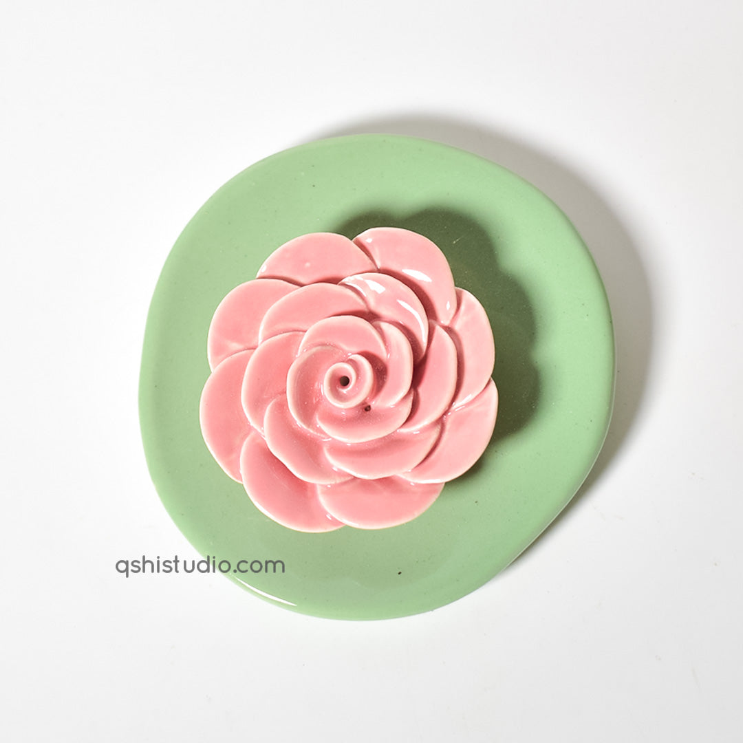 Agarbatti stand - Pink Rose