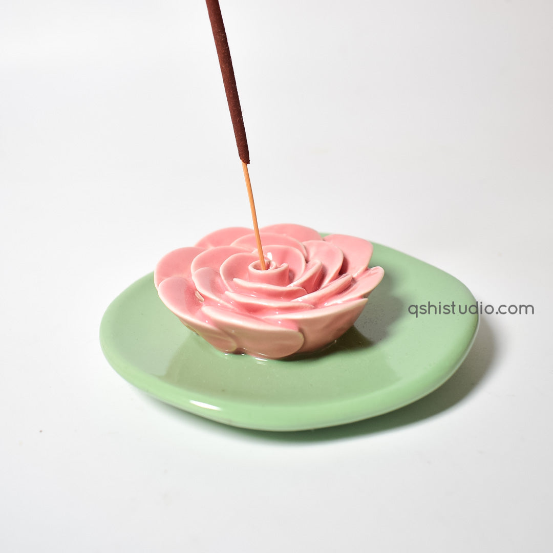 Agarbatti stand - Pink Rose