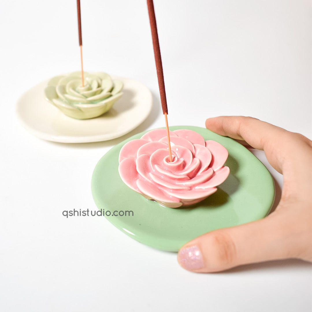 Agarbatti stand - Pink Rose