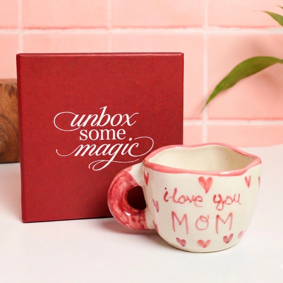 I Love You Mom Mug Gift Box