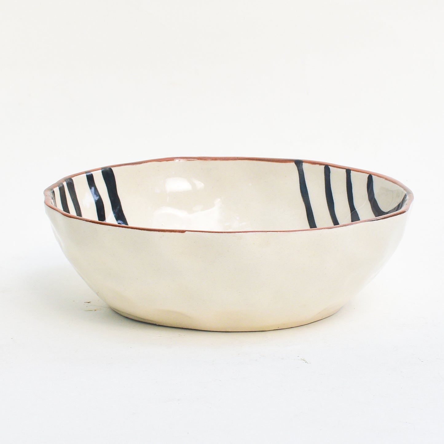 Classic Handmade Ceramic Bowl - Ivory