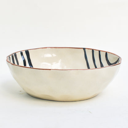 Classic Handmade Ceramic Bowl - Ivory