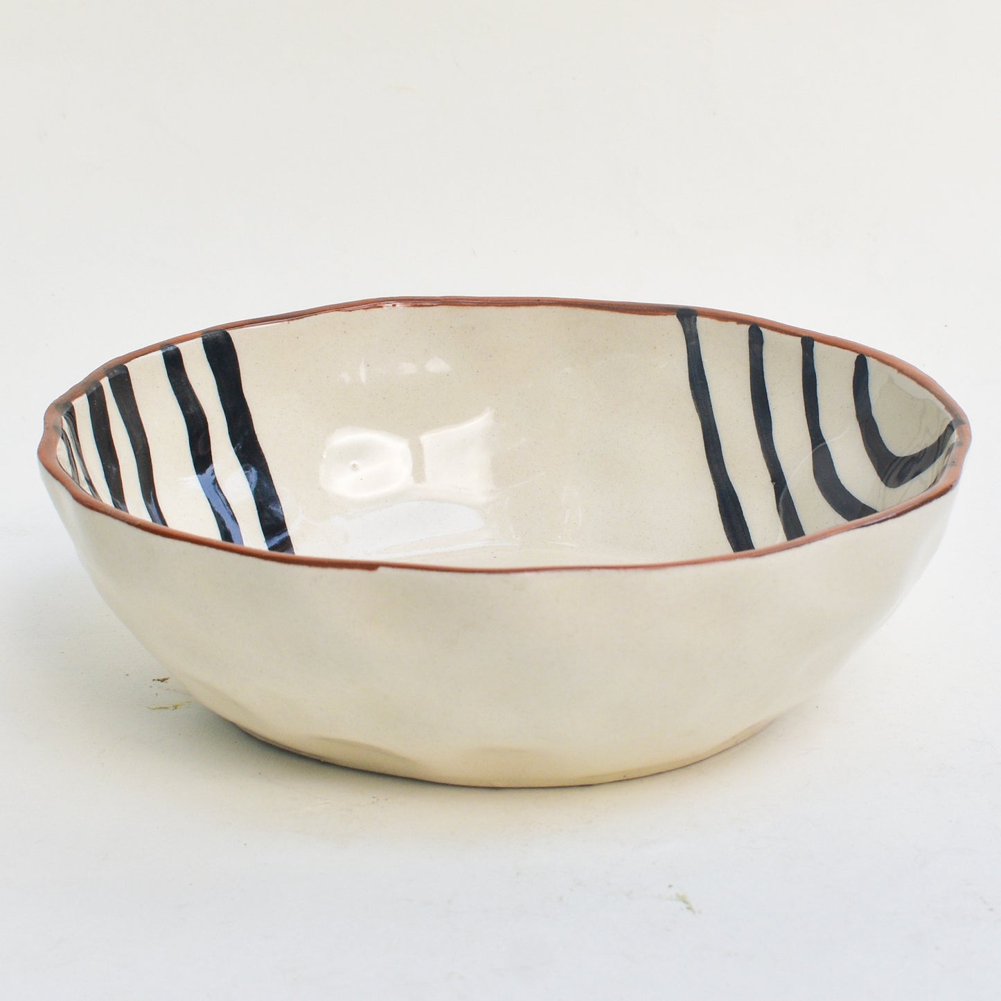 Classic Handmade Ceramic Bowl - Ivory