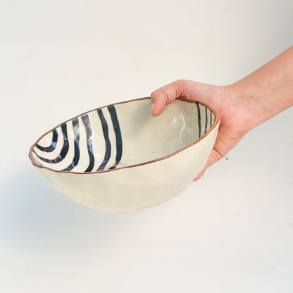 Classic Handmade Ceramic Bowl - Ivory