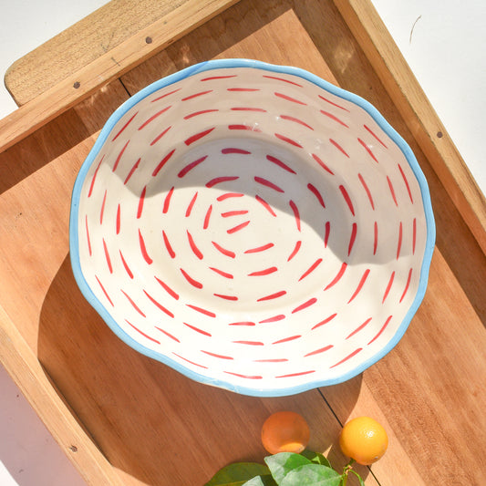 Artisan Ceramic Salad Bowl - Dash