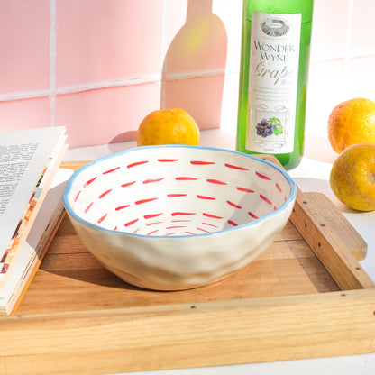 Artisan Ceramic Salad Bowl - Dash