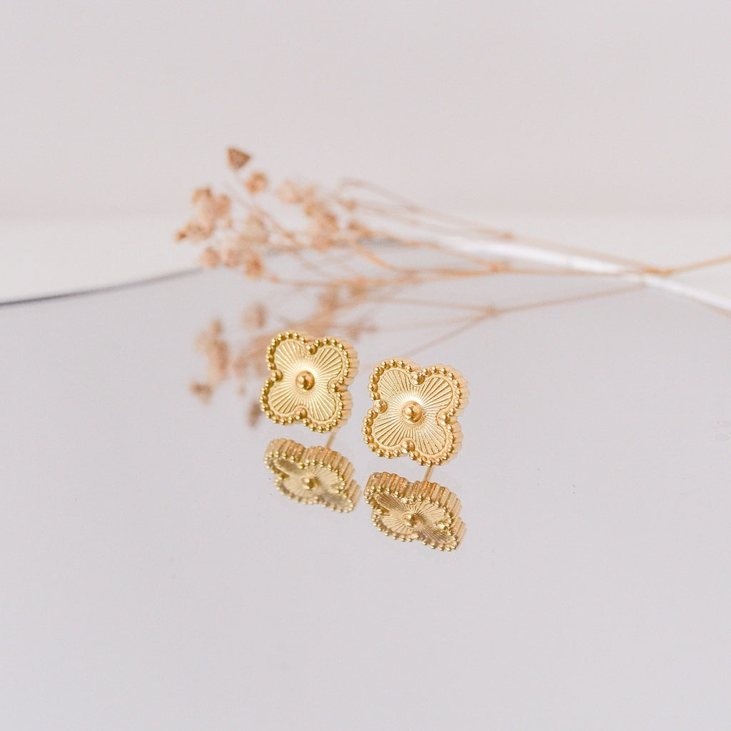 lucky studs earrings for women