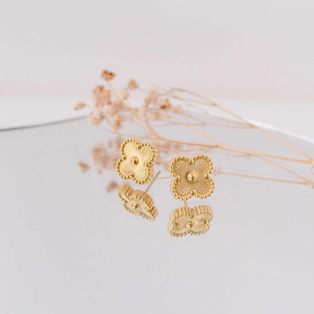 lucky studs earrings for women