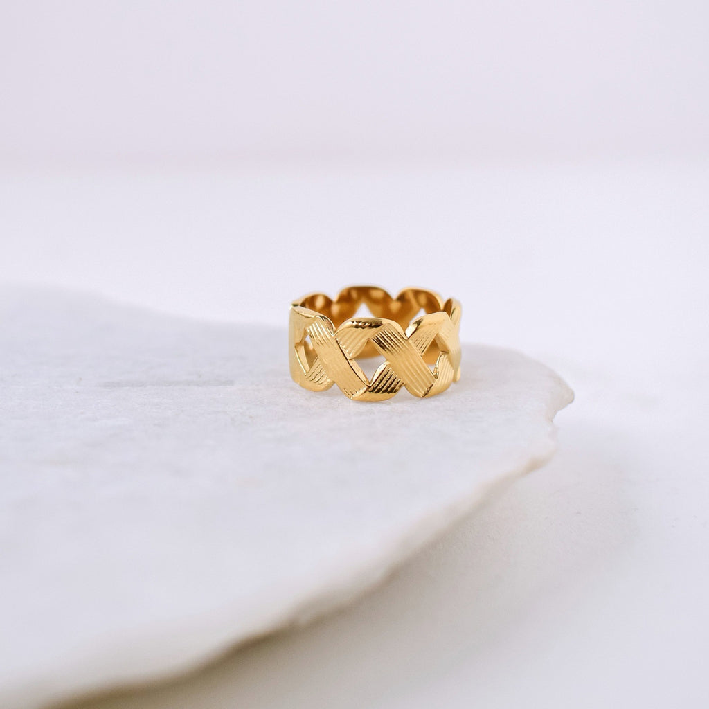 midas gold ring woman