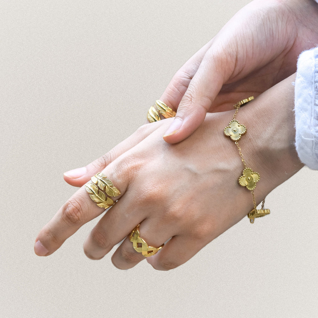 midas gold ring woman