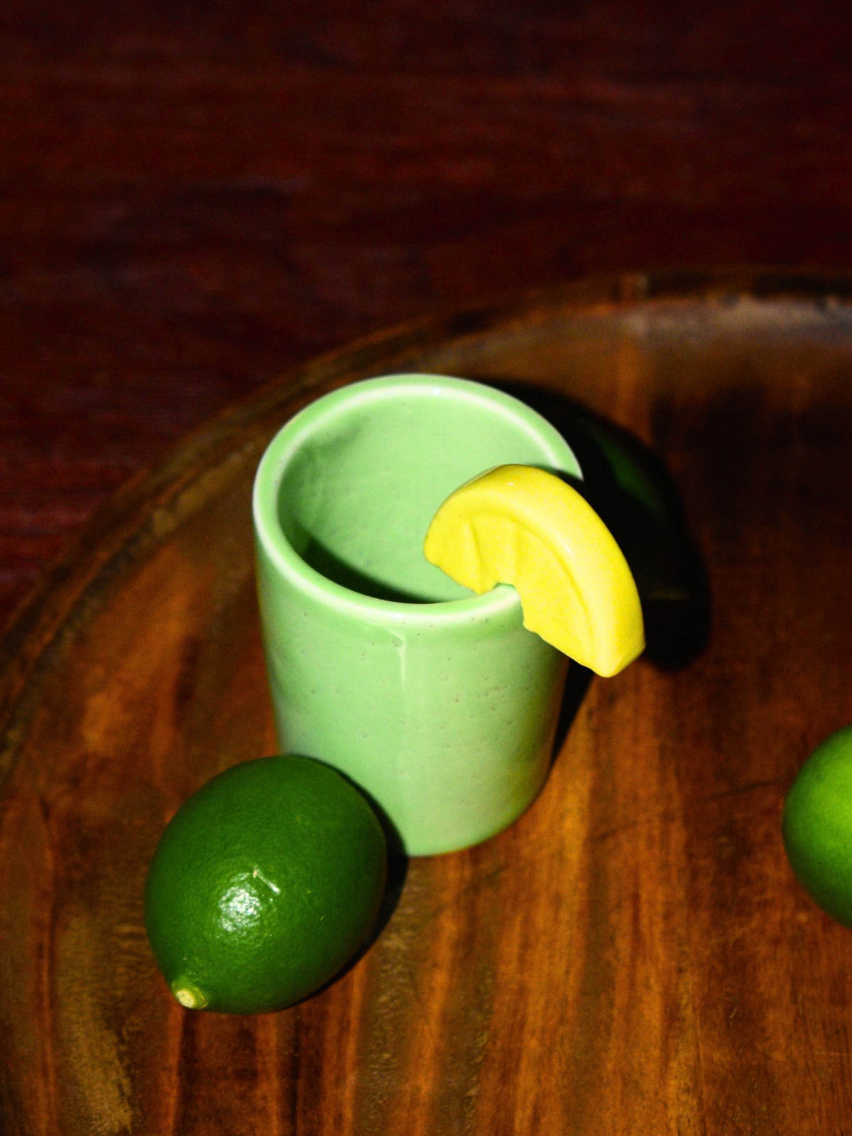 Ceramic Shot Glass - Lime ( Pre-order )