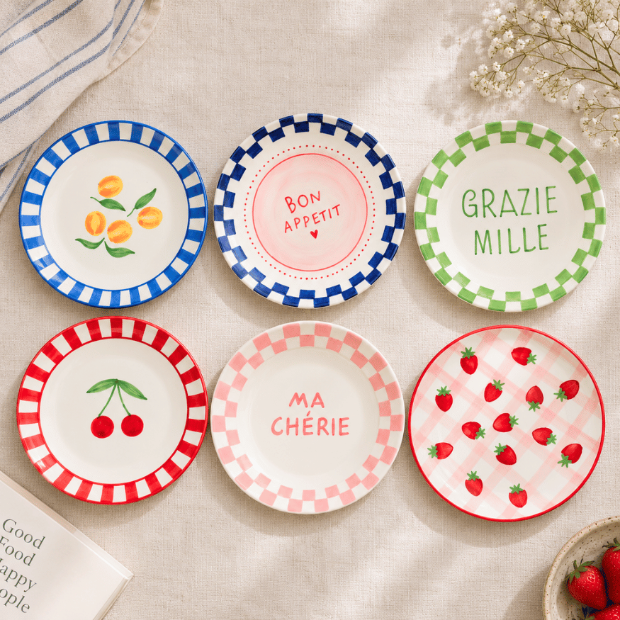 Buy 5 Get 1 Free - Dessert plates (Mix 2)