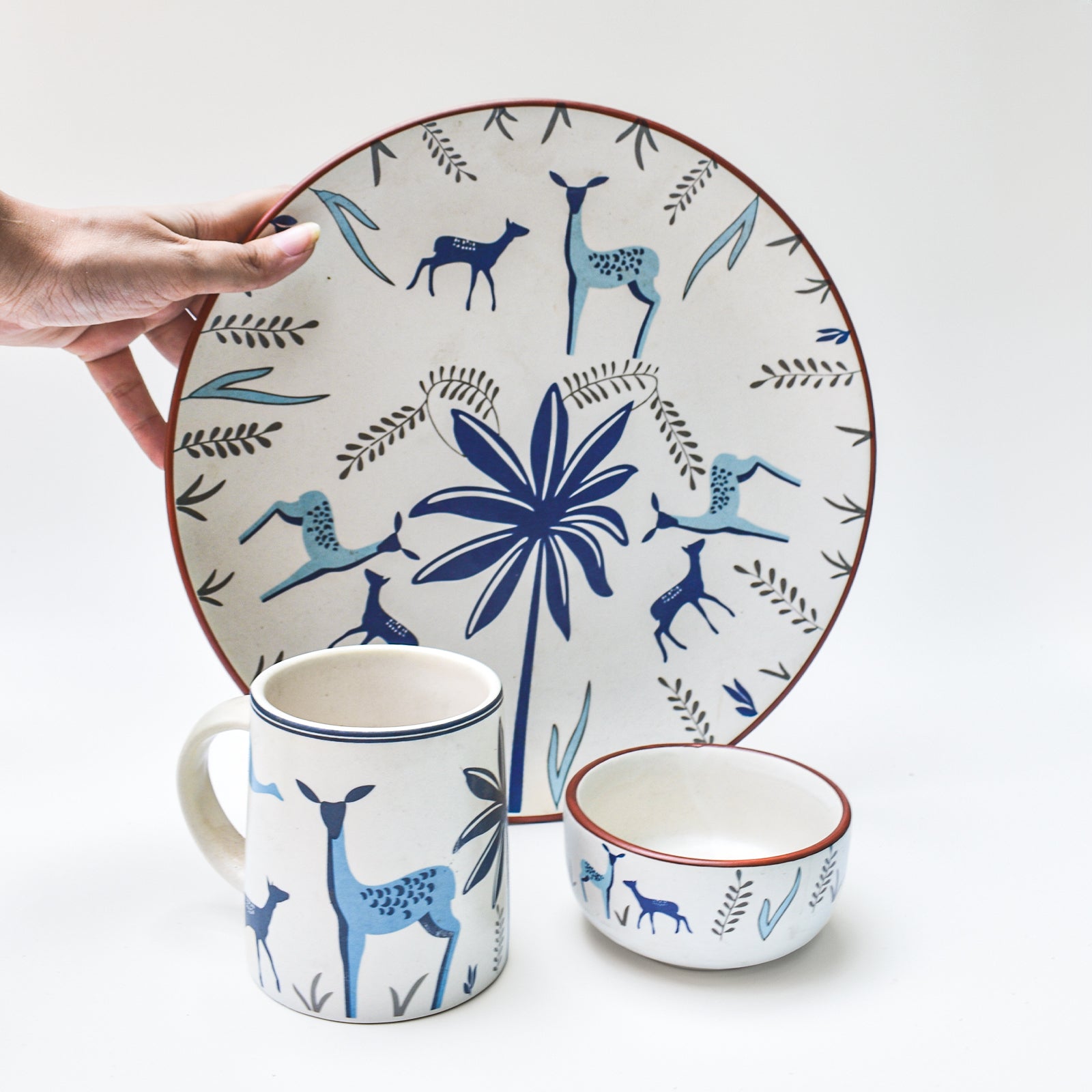 Ceramic Dinner Set - Forest