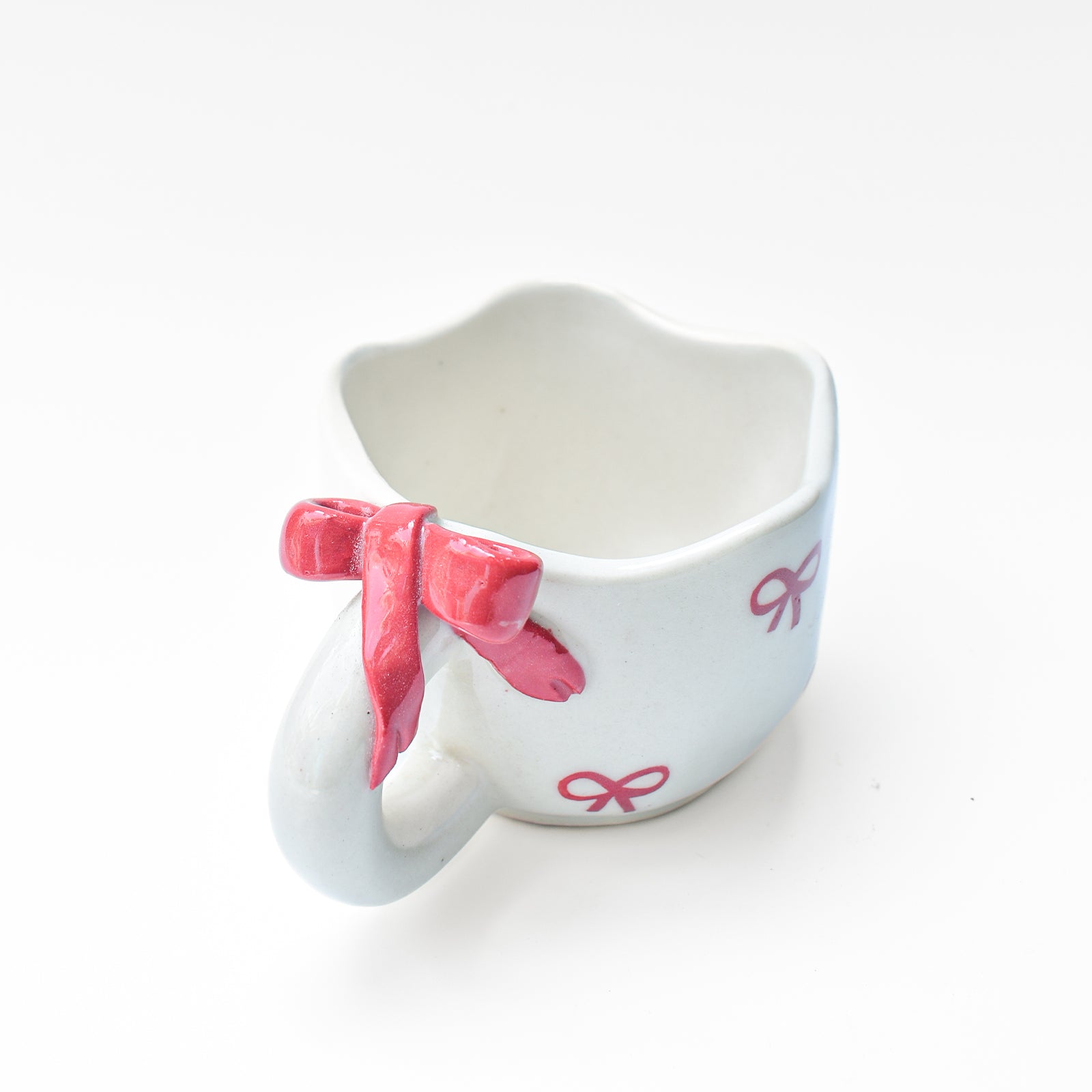 Cute Ceramic Mug - Bow