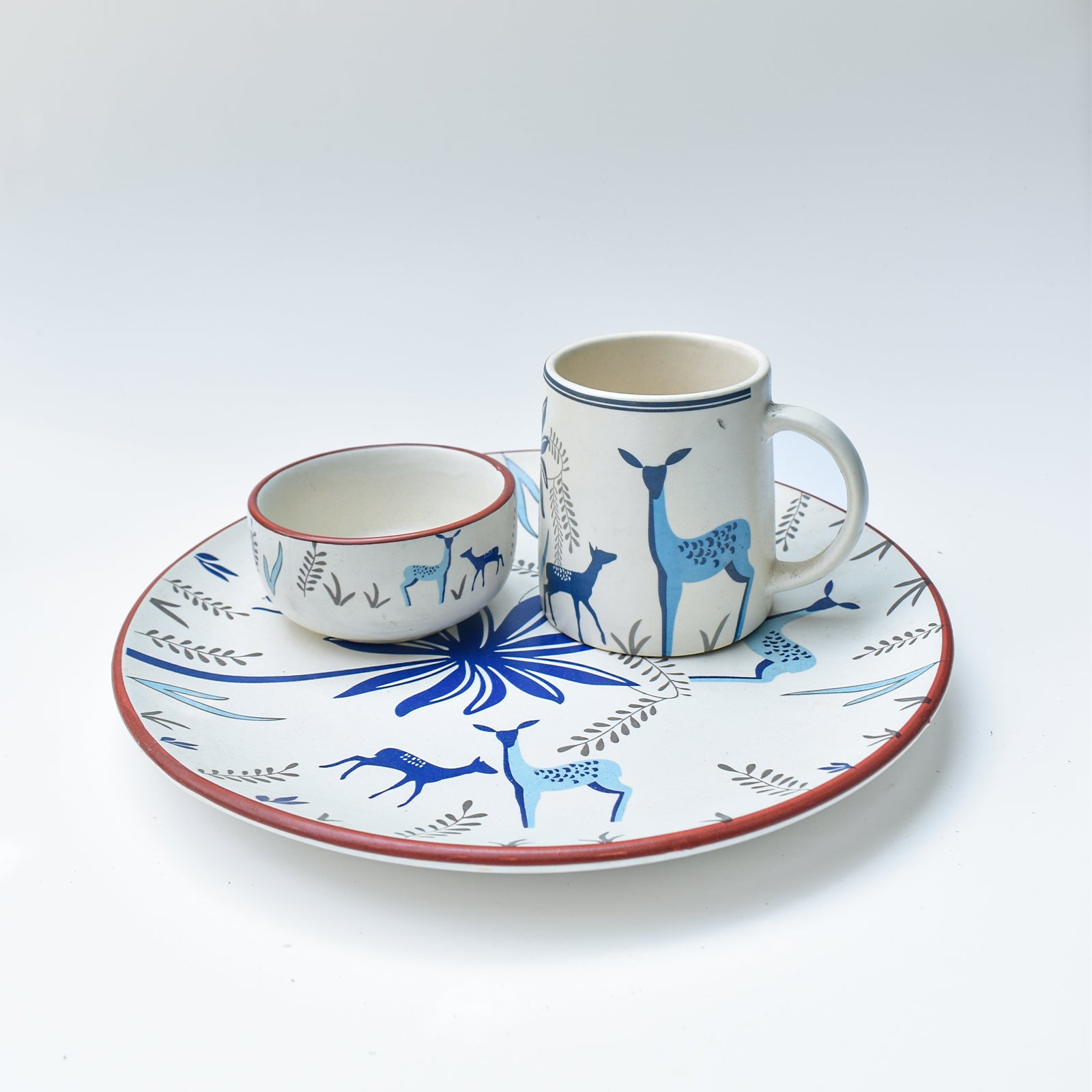 Ceramic Dinner Set - Forest