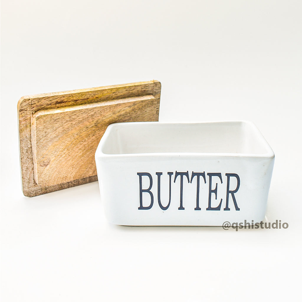 Ceramic Butter Dish With Lid