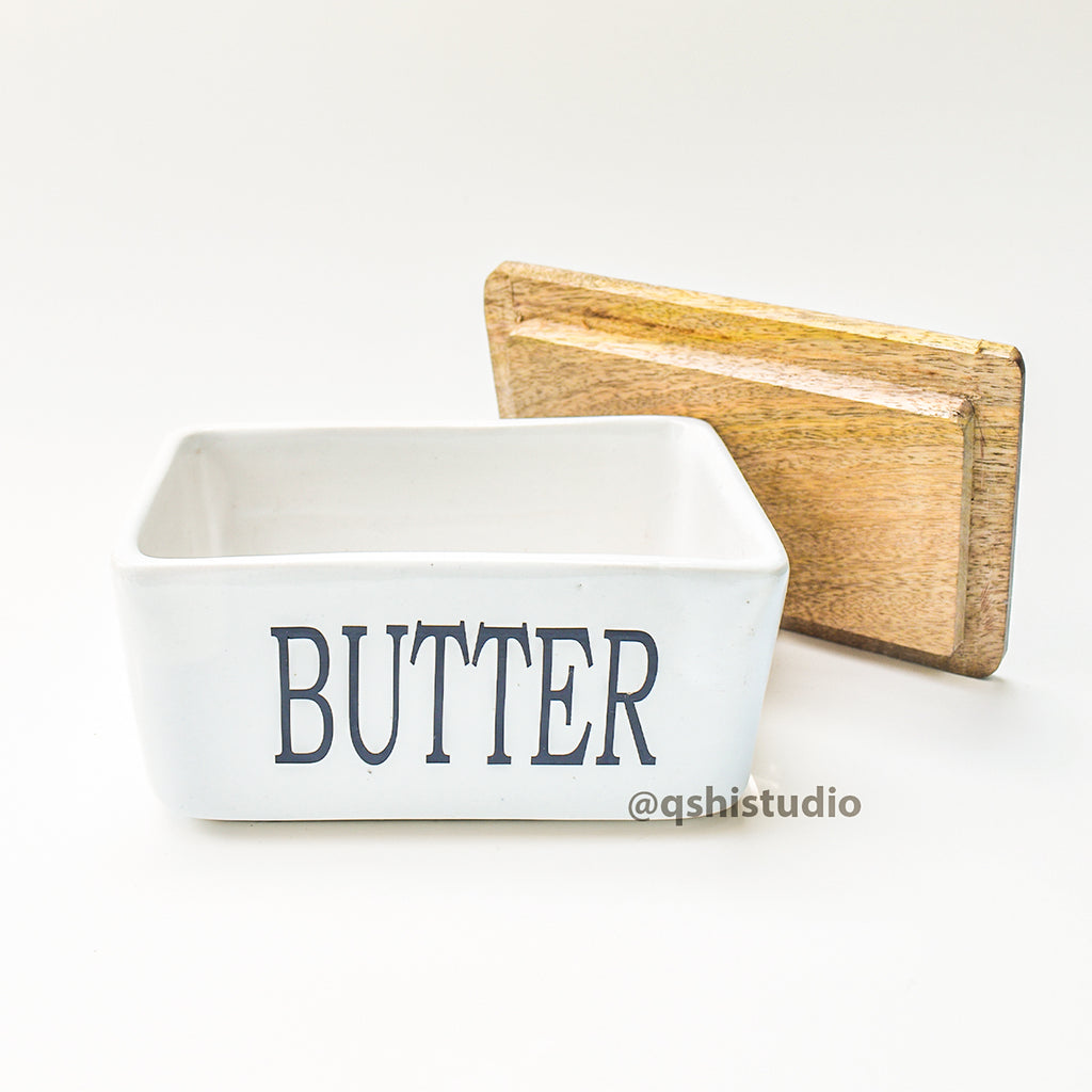 Ceramic Butter Dish With Lid