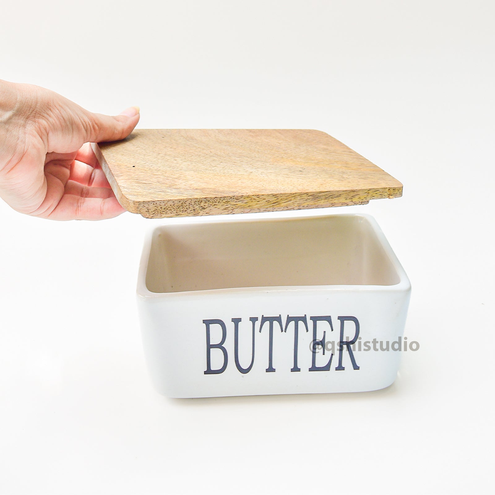 Ceramic Butter Dish With Lid
