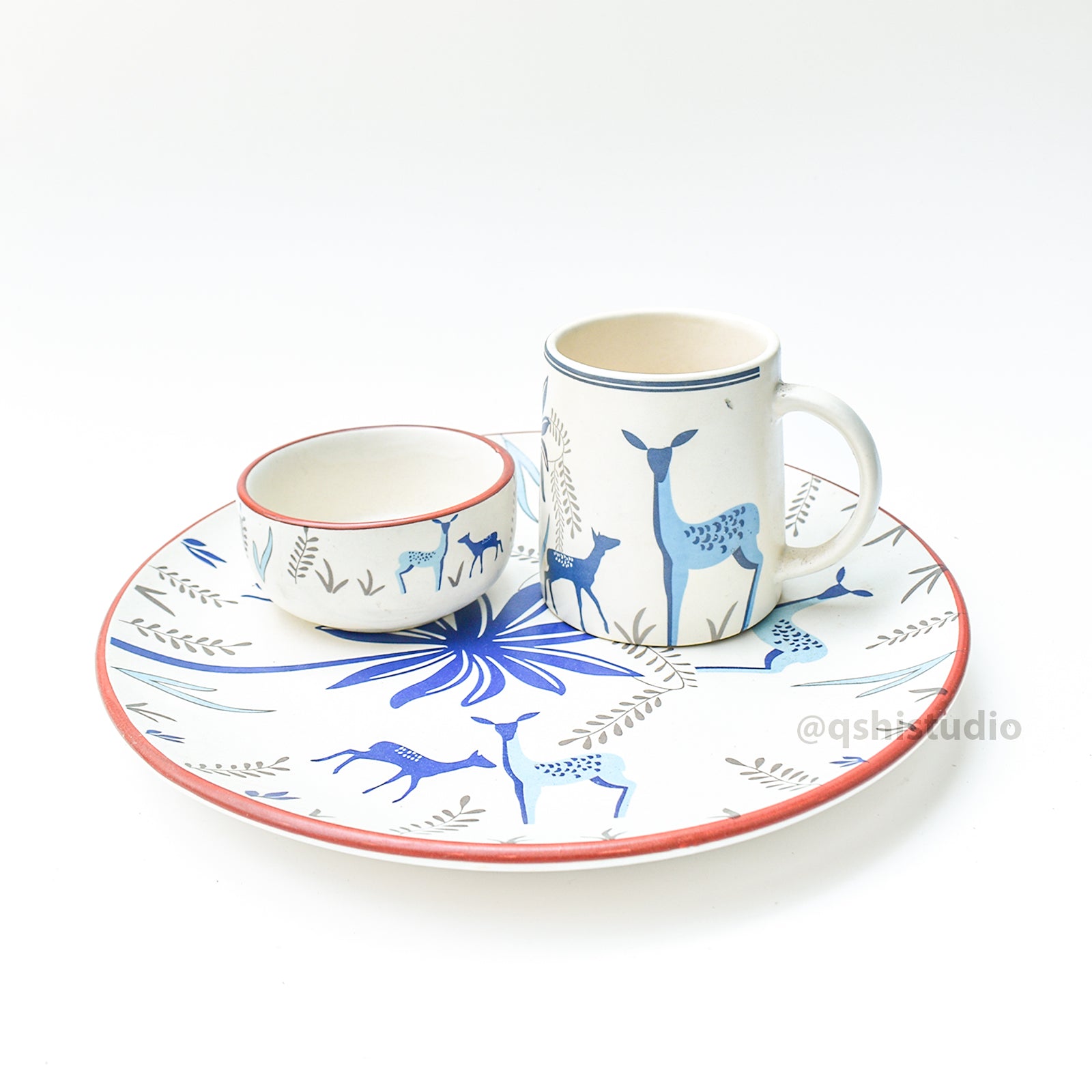 Ceramic Dinner Set - Forest