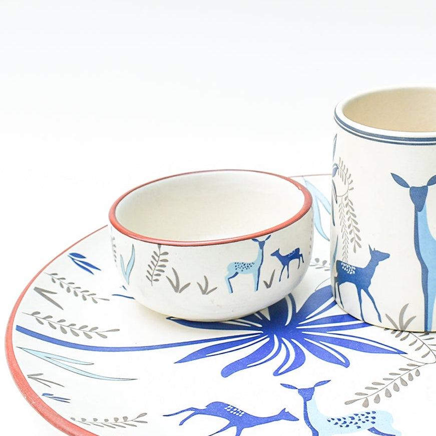 Ceramic Small Bowl - Forest