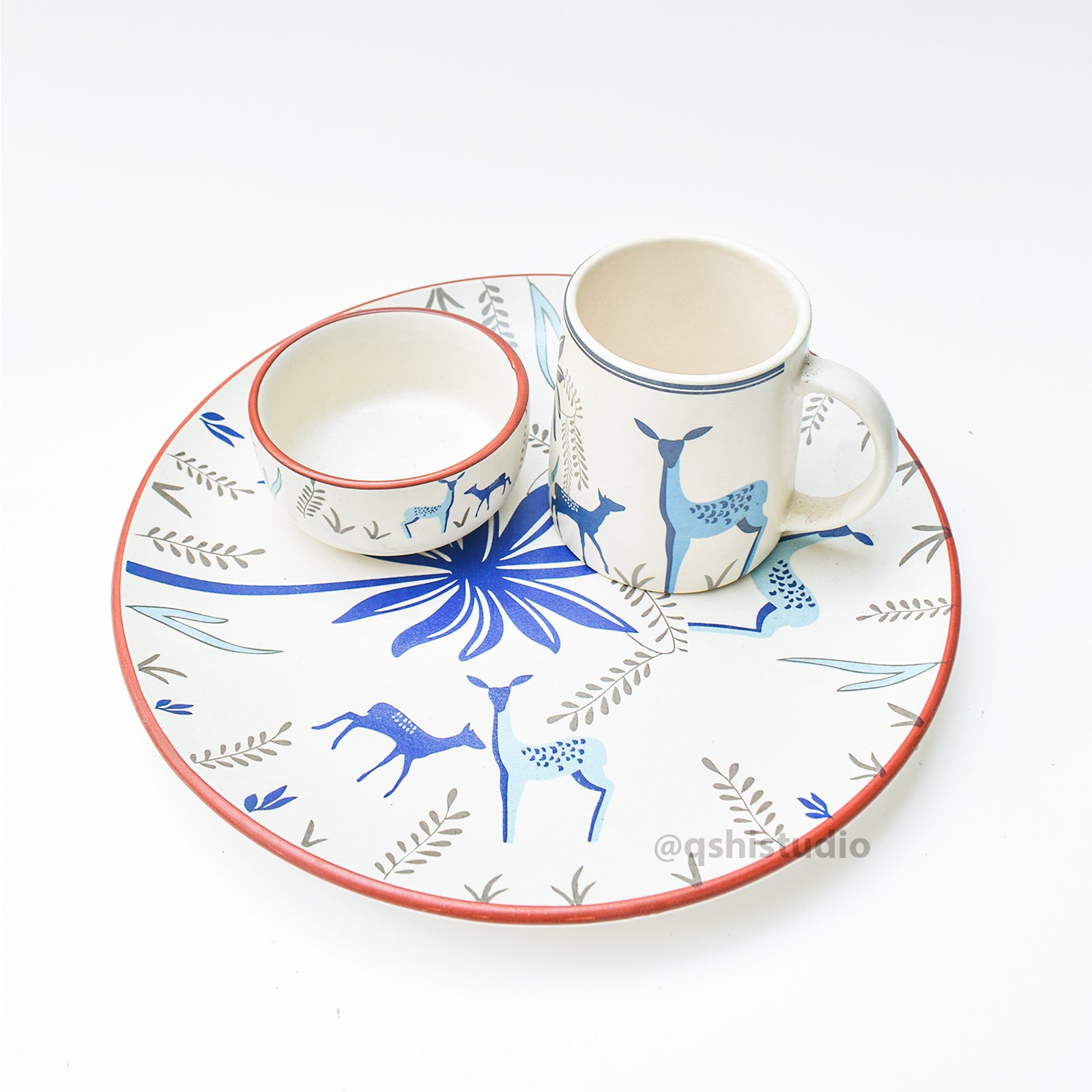 Ceramic Dinner Set - Forest