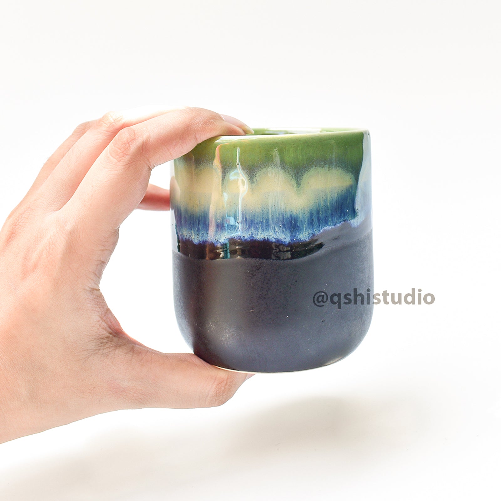 Kulhad Sipper Tea Cup - Black